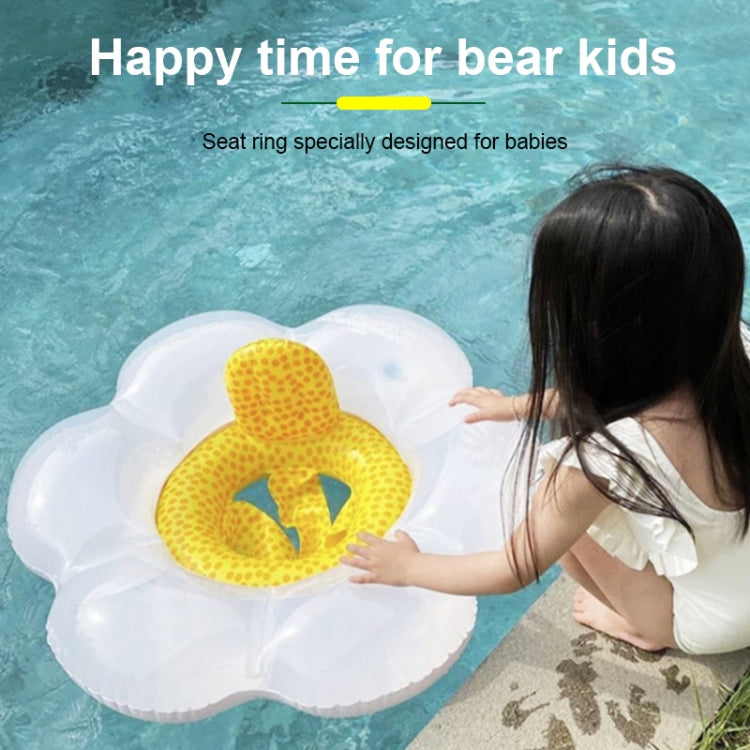 เด็ก Sun Flower แหวนที่นั่งแหวนว่ายน้ำเด็ก Inflatable Lifebuoy พร้อมหมอน, Sun Flower Seat Ring