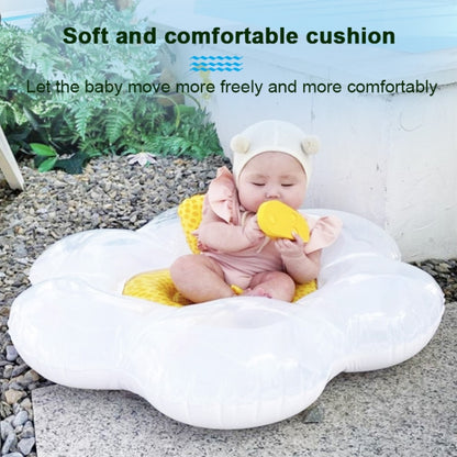 เด็ก Sun Flower แหวนที่นั่งแหวนว่ายน้ำเด็ก Inflatable Lifebuoy พร้อมหมอน, Sun Flower Seat Ring