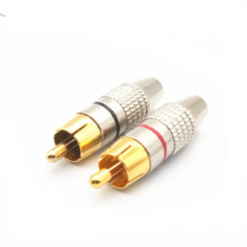 30 ชิ้น 270RCA Lotus หัว AV ปลั๊กวิดีโอหัวเสียงปลั๊ก RCA ปลั๊ก Lotus