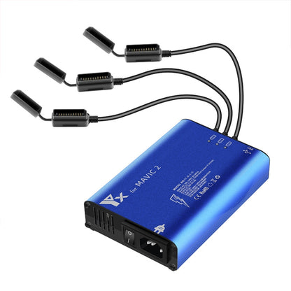 YX สำหรับเครื่องชาร์จโลหะผสมอลูมิเนียม DJI MAVIC 2 พร้อมสวิตช์, US Plug