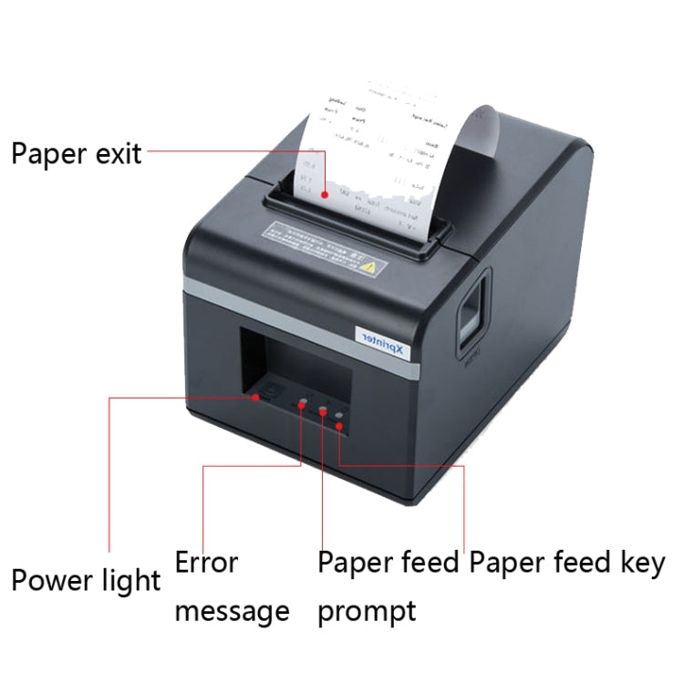 Xprinter XP-N160II เครื่องพิมพ์ใบเสร็จแบบใช้ความร้อน Bluetooth, EU Plug