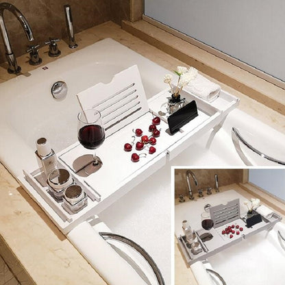 Multifunctional Telescopic ชั้นวางห้องน้ำแท็บเล็ตผู้ถือโทรศัพท์ห้องน้ำอ่างอาบน้ำผู้ถือ Rack, Single Box, Double Box