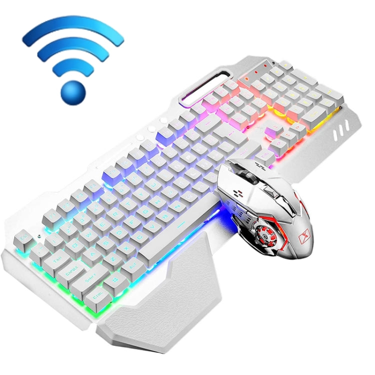ชุดคีย์บอร์ดและเมาส์ไร้สายสำหรับเล่นเกมแบบชาร์จ K680 RGB