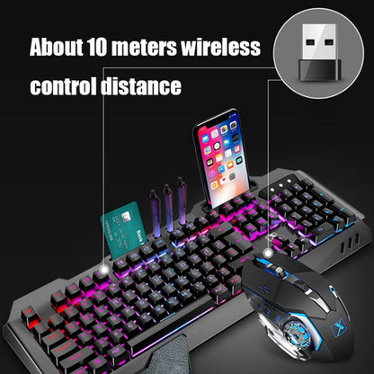 ชุดคีย์บอร์ดและเมาส์ไร้สายสำหรับเล่นเกมแบบชาร์จ K680 RGB