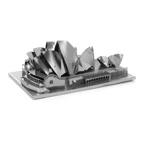 3 ชิ้น 3D โลหะประกอบรุ่นโลกอาคาร DIY ของเล่นปริศนา, Sydney Opera House