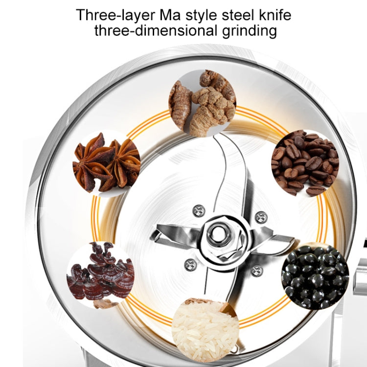 แกว่งวัสดุยาผงเครื่องร้านขายยาขนาดเล็กเครื่องบดยา EU Plug, Medicine Grinding Machine