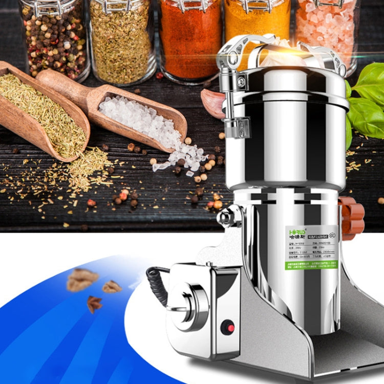 แกว่งวัสดุยาผงเครื่องร้านขายยาขนาดเล็กเครื่องบดยา EU Plug, Medicine Grinding Machine