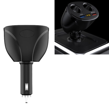 ที่ชาร์จในรถยนต์ที่จุดบุหรี่ Dual USB QC 3.0 Dual Fast Charging 6A Car Charger, WMY-C113