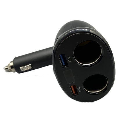 ที่ชาร์จในรถยนต์ที่จุดบุหรี่ Dual USB QC 3.0 Dual Fast Charging 6A Car Charger, WMY-C113