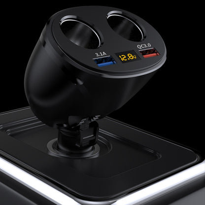 ที่ชาร์จในรถยนต์ที่จุดบุหรี่ Dual USB QC 3.0 Dual Fast Charging 6A Car Charger, WMY-C113