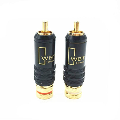 3 ชิ้น WBT-0144 ปลั๊ก RCA Lotus ปลั๊กเสียงและวิดีโอ AV