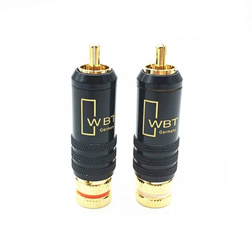 3 ชิ้น WBT-0144 ปลั๊ก RCA Lotus ปลั๊กเสียงและวิดีโอ AV