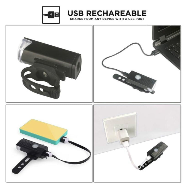 อุปกรณ์ปั่นจักรยานไฟหน้าแบบชาร์จไฟ USB สำหรับจักรยาน, 2255 Light (White), 2255 Light+Ruby Taillight (White), 2255 Light+928 Red Taillight (White), 2255 Light+928 Red Taillight (Black)