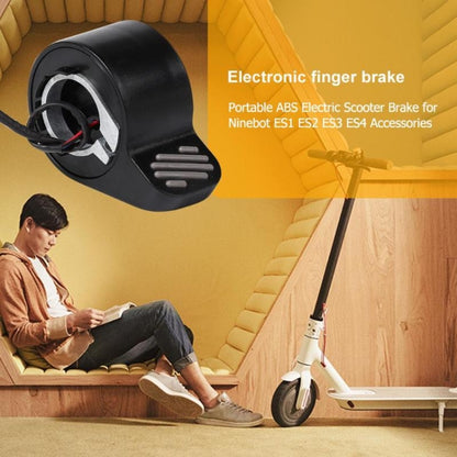 สำหรับ Xiaomi เบอร์ 9 ES1/ES2/ES3/ES4 ไฟฟ้าสกู๊ตเตอร์อุปกรณ์เสริมเบรค Finger Dial, White