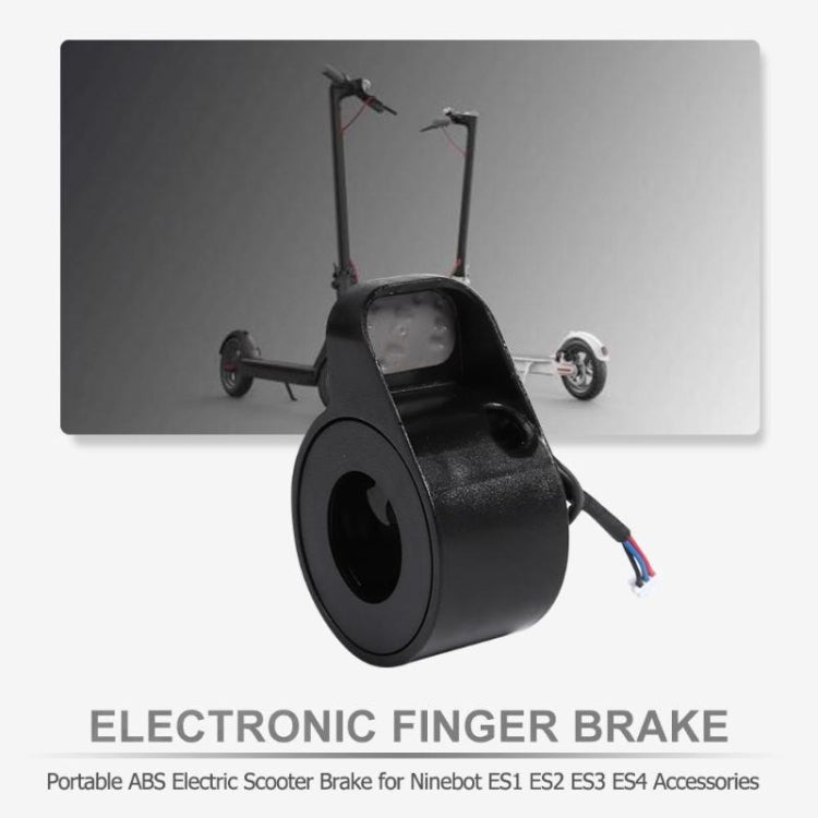 สำหรับ Xiaomi เบอร์ 9 ES1/ES2/ES3/ES4 ไฟฟ้าสกู๊ตเตอร์อุปกรณ์เสริมเบรค Finger Dial, White