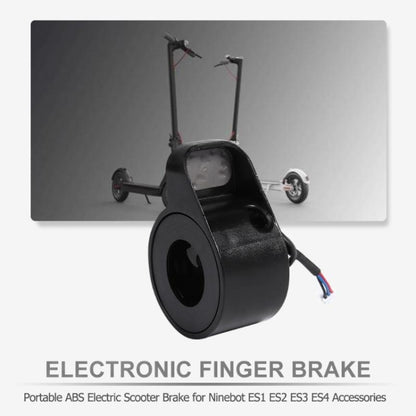 สำหรับ Xiaomi เบอร์ 9 ES1/ES2/ES3/ES4 ไฟฟ้าสกู๊ตเตอร์อุปกรณ์เสริมเบรค Finger Dial, White