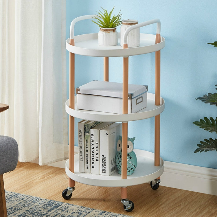Luxury Movable รถเข็น Simple ห้องครัวห้องนั่งเล่นเก็บชุดชา Rack, Three Layers, Two Layers