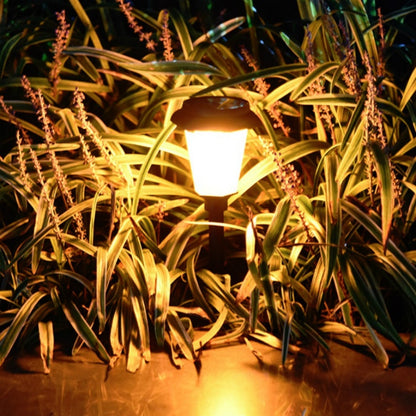 โคมไฟภูมิทัศน์แบบไดนามิกเปลวไฟพลังงานแสงอาทิตย์ LED ไฟสนามหญ้าสวนกลางแจ้ง