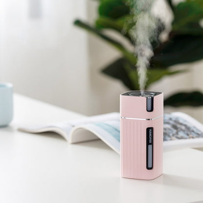 เครื่องเพิ่มความชื้น USB Office Home Car Mute เครื่องฟอกอากาศสีสันสดใสแบบพกพา, Colorful Air Purifier Blue, Colorful Air Purifier Pink, Colorful Air Purifier White