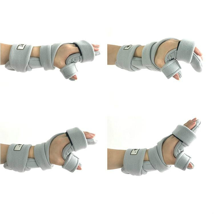 การฟื้นฟูสมรรถภาพ Fingerboard ปรับส่วนที่เหลือมือข้อมือสนับสนุนข้อมือแตกหักตรึงรั้ง, Left Hand One Size, Right Hand One Size