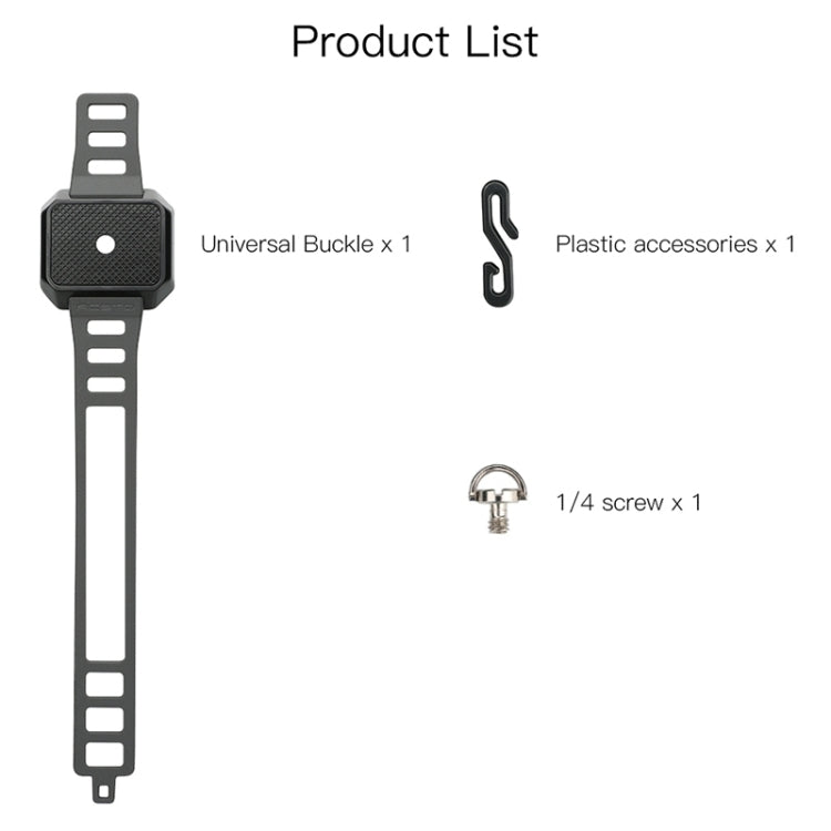 RCSTQ Universal Expansion Buckle สำหรับ DJI Mavic Air 2 Pro / Femi FIMI โดรน, Expansion Buckle