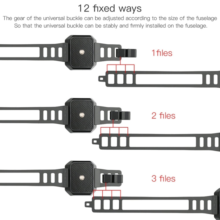 RCSTQ Universal Expansion Buckle สำหรับ DJI Mavic Air 2 Pro / Femi FIMI โดรน, Expansion Buckle