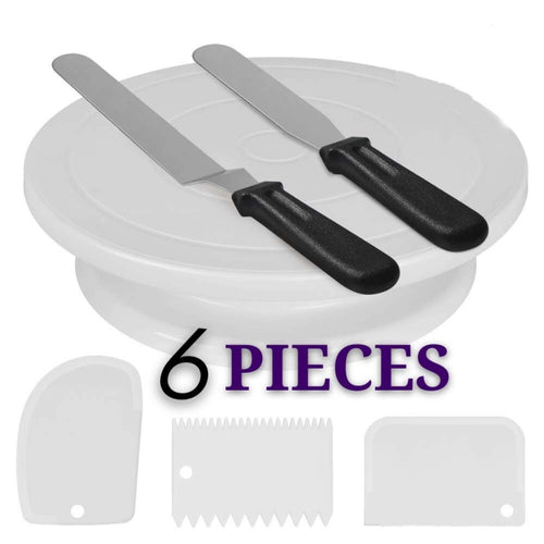 เค้กชุดจานเสียงตกแต่งตารางตกแต่งปากซิลิโคนกระเป๋าเบเกอรี่ DIY, 6 PCS/Set, 12 PCS/Set, 60 PCS/Set