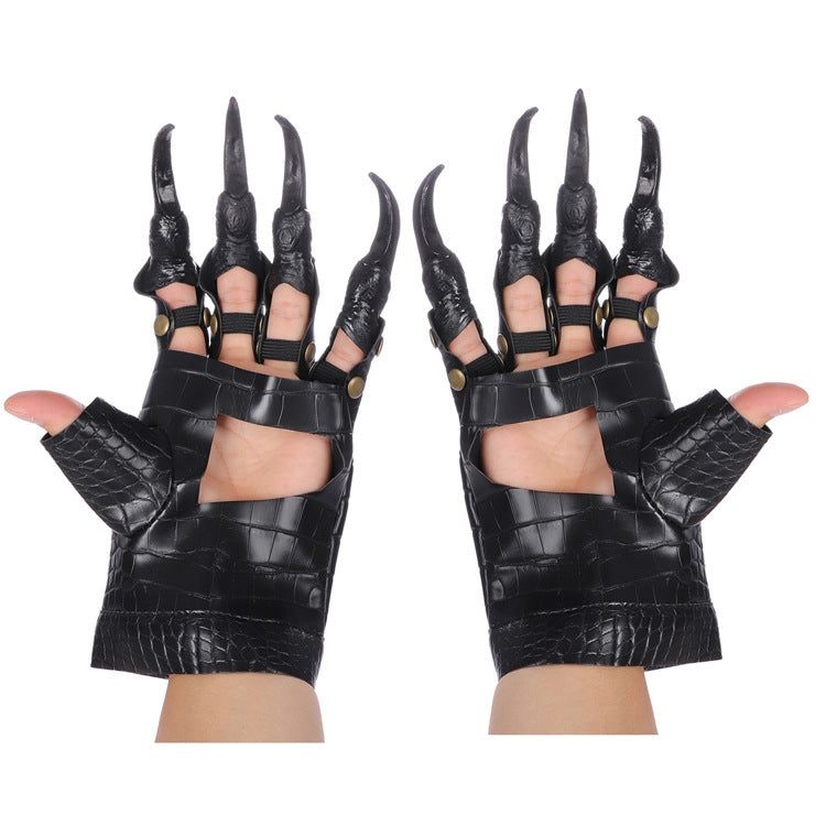 ฮาโลวีน Carnival Ball Props อุปกรณ์เสริมคอสเพลย์แต่งตัวถุงมือ Dragon Claw, Dragon Claw Gloves