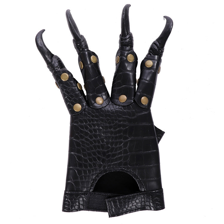 ฮาโลวีน Carnival Ball Props อุปกรณ์เสริมคอสเพลย์แต่งตัวถุงมือ Dragon Claw, Dragon Claw Gloves