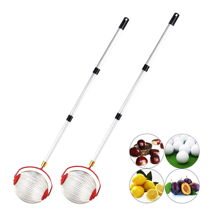 เครื่องมือทำสวน Nut Collector ผลไม้ Picker Picking Walnut Picking Chestnut Picker, Telescopic Rod+Small Scroll Wheel, Telescopic Rod+Big Scroll Wheel