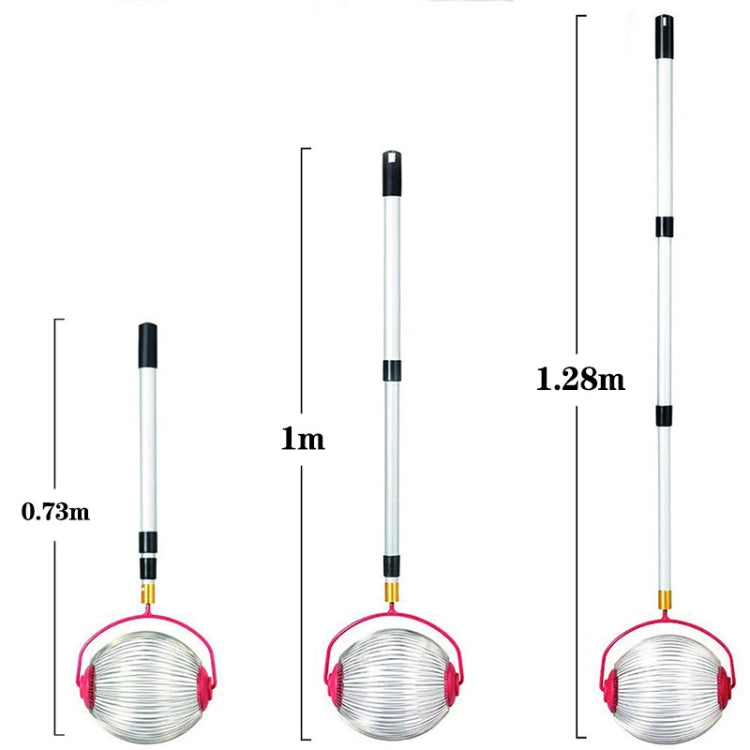 เครื่องมือทำสวน Nut Collector ผลไม้ Picker Picking Walnut Picking Chestnut Picker, Telescopic Rod+Small Scroll Wheel, Telescopic Rod+Big Scroll Wheel