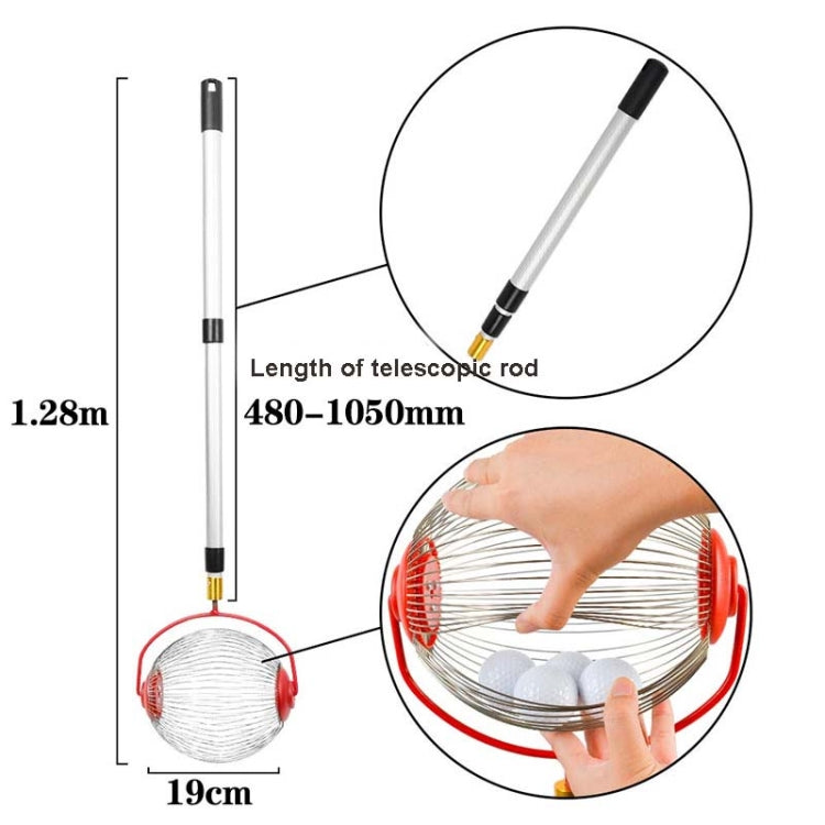 เครื่องมือทำสวน Nut Collector ผลไม้ Picker Picking Walnut Picking Chestnut Picker, Telescopic Rod+Small Scroll Wheel, Telescopic Rod+Big Scroll Wheel