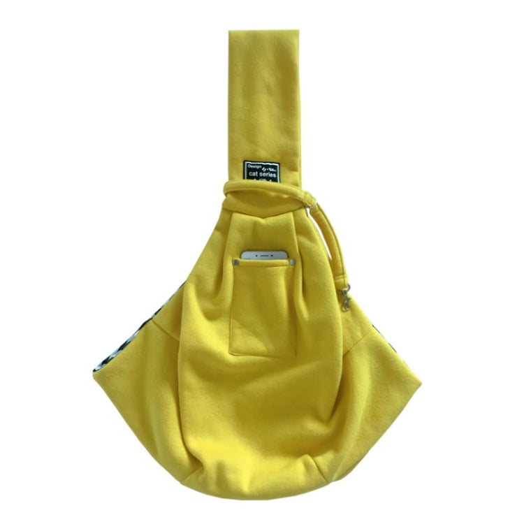 สัตว์เลี้ยง Outing Carrier กระเป๋าผ้าฝ้าย Messenger กระเป๋าสะพาย, Yellow, Blue, Khaki, Black, Gray, Dark blue