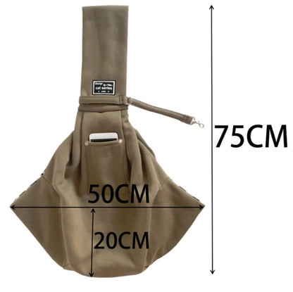 สัตว์เลี้ยง Outing Carrier กระเป๋าผ้าฝ้าย Messenger กระเป๋าสะพาย, Yellow, Blue, Khaki, Black, Gray, Dark blue