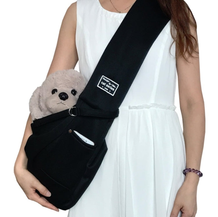 สัตว์เลี้ยง Outing Carrier กระเป๋าผ้าฝ้าย Messenger กระเป๋าสะพาย, Yellow, Blue, Khaki, Black, Gray, Dark blue