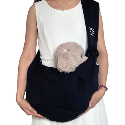 สัตว์เลี้ยง Outing Carrier กระเป๋าผ้าฝ้าย Messenger กระเป๋าสะพาย, Yellow, Blue, Khaki, Black, Gray, Dark blue