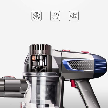 ZEK 150W 10kpa เครื่องดูดฝุ่นไร้สายในครัวเรือนที่มีประสิทธิภาพมือถือแนวตั้งเครื่องดูดฝุ่นแบบชาร์จไฟได้, Without Mite Removal Brush UK Plug, With Mite Removal Brush UK Plug, Without Mite Removal Brush EU Plug, With Mite Removal Brush EU Plug            ...