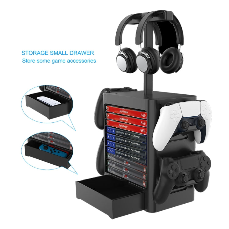 เกมชั้นเก็บแผ่นดิสก์ชั้นเก็บหูฟังสำหรับ PS5 / Xsx, For PS5 / Xsx