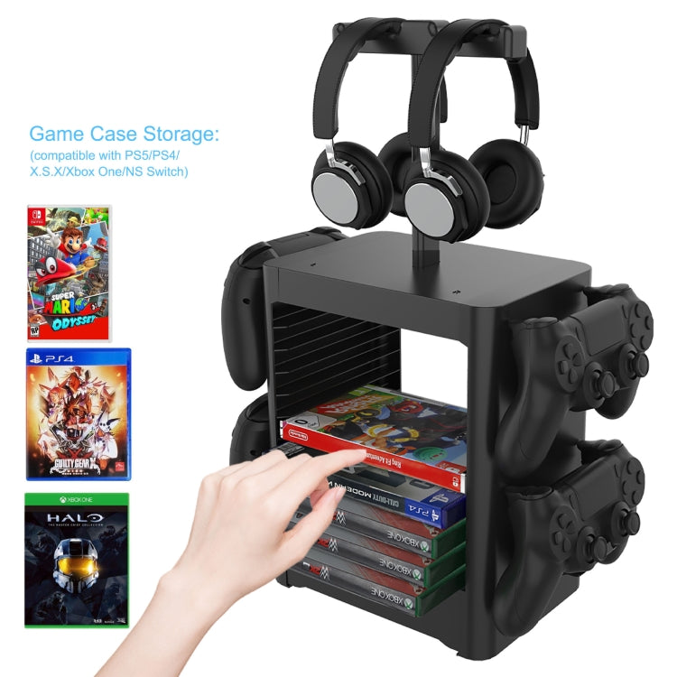 เกมชั้นเก็บแผ่นดิสก์ชั้นเก็บหูฟังสำหรับ PS5 / Xsx, For PS5 / Xsx