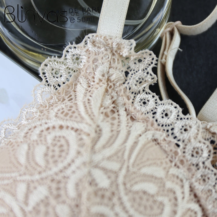 Camisole หญิงห่อหน้าอกด้านบนชุดชั้นในลูกไม้เซ็กซี่รวบรวมฐาน Bra กับหน้าอก Pad, One Size