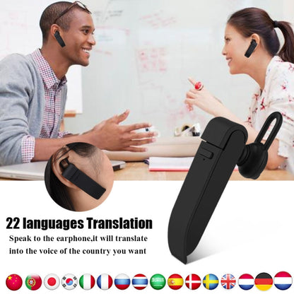 เครื่องแปลเสียงอัจฉริยะแบบพกพา Bluetooth เครื่องแปลเสียงทันทีนักแปลธุรกิจการเดินทางแบบเรียลไทม์รองรับ 22 ภาษา, Support 22 Languages