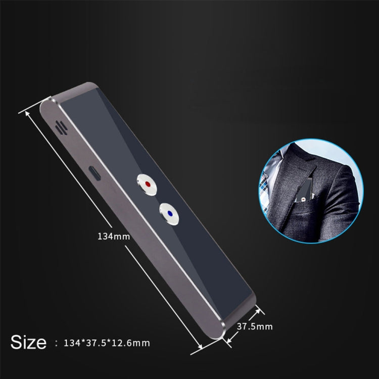 T8 Pocket Language Translator เสียง 30 ภาษา Two Way Real Time Intercom แบบพกพา Translator สำหรับการเรียนรู้ส่วนบุคคลการเดินทาง