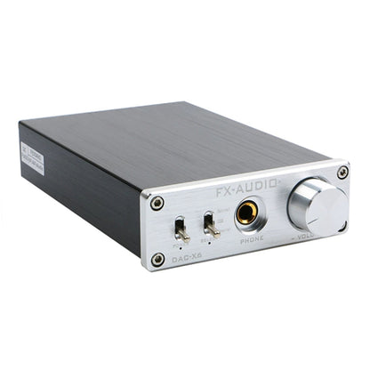FX-AUDIO DAC-X6 ไข้ไฮไฟไฟเบอร์โคแอกเชียล USB แอมป์เสียงดิจิตอลถอดรหัส DAC 24BIT/192