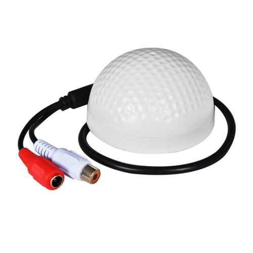 กล้องวงจรปิด ไมโครโฟน อุปกรณ์รับเสียงรูปทรงกอล์ฟ ความไวแสงสูง DC12V การตรวจสอบเสียง อุปกรณ์ฟังเสียง