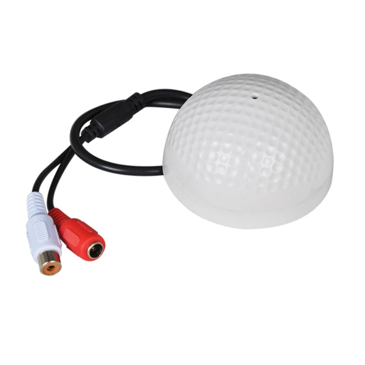 กล้องวงจรปิด ไมโครโฟน อุปกรณ์รับเสียงรูปทรงกอล์ฟ ความไวแสงสูง DC12V การตรวจสอบเสียง อุปกรณ์ฟังเสียง