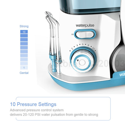 Waterpulse V300 800ml Irrigator ปาก ทันตกรรม Flosser สุขอนามัยช่องปากน้ำ Flossing Cleaner, US, UK, EU
