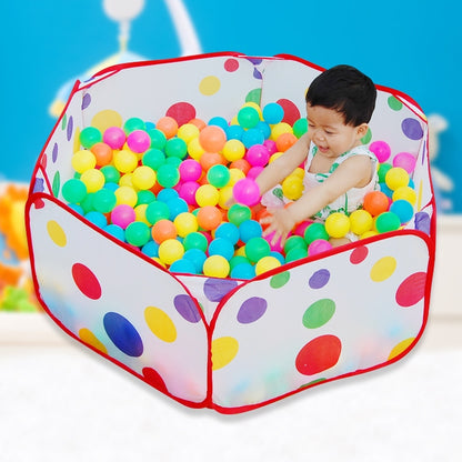 เต็นท์ของเล่นพับได้ 3 ชิ้นลูกบอลสีสันสดใสเกมสระว่ายน้ำสำหรับเด็กเด็ก, Foldable Toy Tent