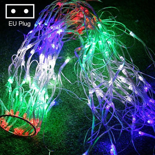 Spider Web โคมไฟคริสต์มาส Garland String ไฟคริสต์มาส Fairy Party ตกแต่งงานแต่งงานสวน