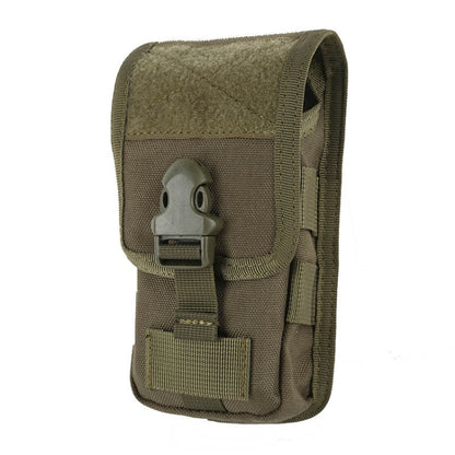 2 PCS Multifunctional Molle System กระเป๋าคาดเอวกระเป๋าวิ่งกลางแจ้งสำหรับโทรศัพท์มือถือที่มีขนาดต่ำกว่า 5.5 นิ้ว, 2 PCS