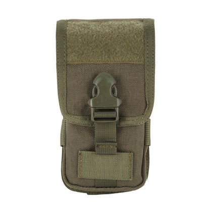 2 PCS Multifunctional Molle System กระเป๋าคาดเอวกระเป๋าวิ่งกลางแจ้งสำหรับโทรศัพท์มือถือที่มีขนาดต่ำกว่า 5.5 นิ้ว, 2 PCS